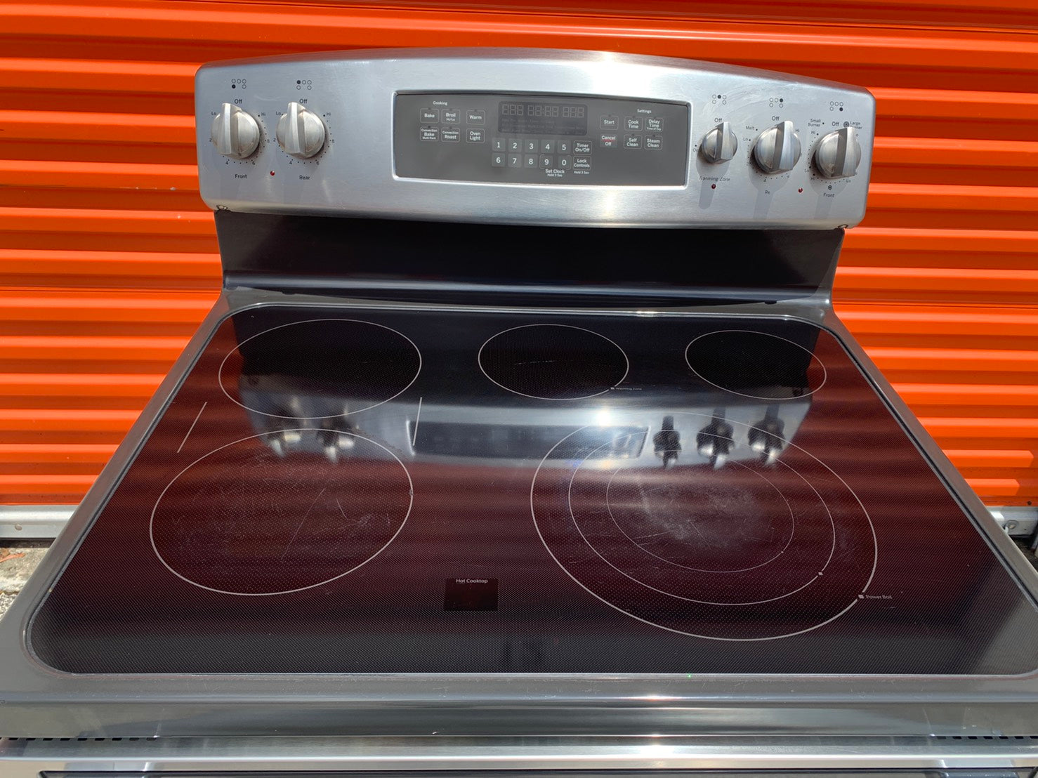 GE Stainless Steel Electric Stove GE Stainless Steel Electric Stove